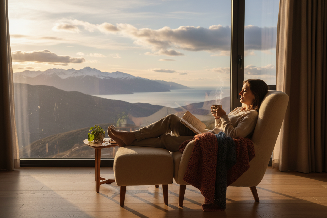 image depicting peace of mind while travelling